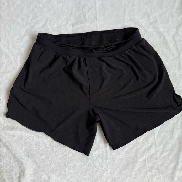 Lululemon Men’s Fast and Free Lined Shorts 6” Black Shorts - Picture 1 of 6